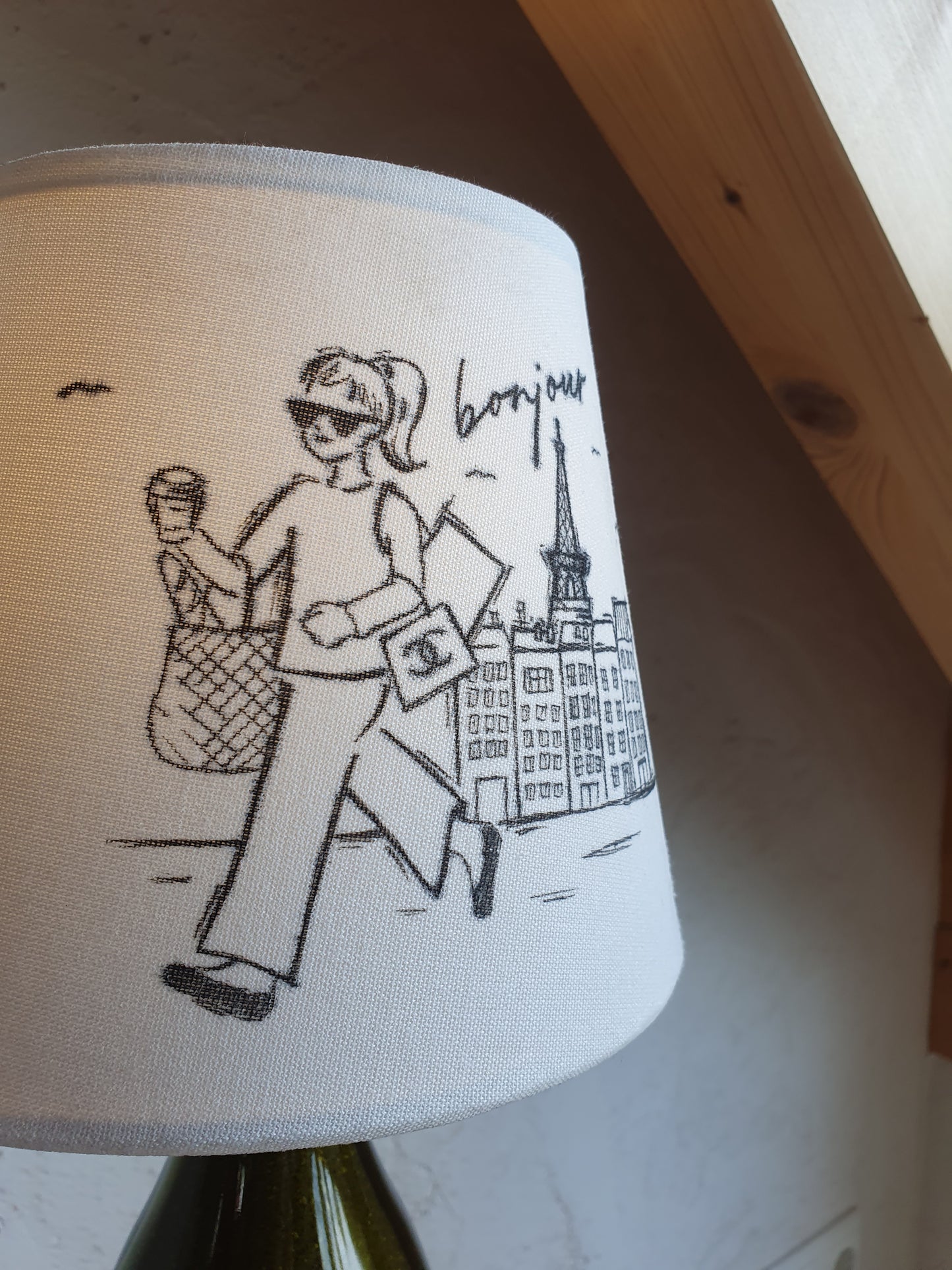 Champagnerleuchte mit Design