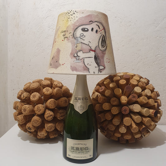 UNIKAT - Champagnerleuchte 2000